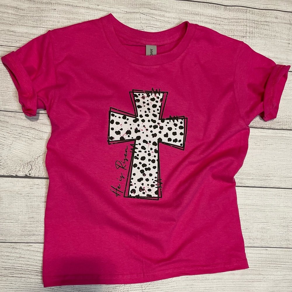 He is Risen cross Easter shirt